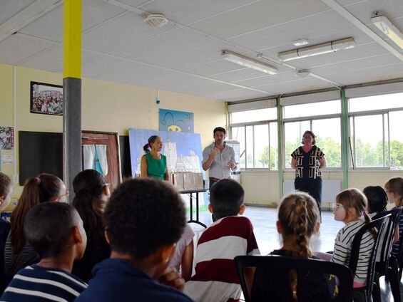 Discours de Mme Rizzo, Rémi Bertin et Habiba Bennoui