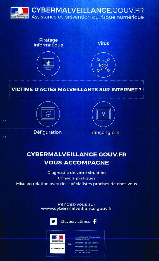 La cybermalveillance.gouv.fr 
vous accompagne