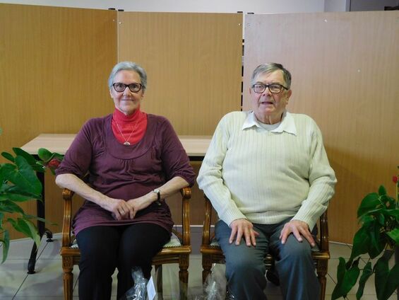 Arlette et Bernard Legrain